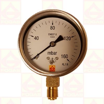 Manometer 0-160mbar R1/4