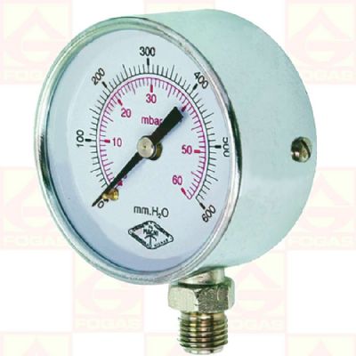 Manometer 0-60mbar R1/4