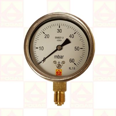 Manometer 0-60mbar R1/4