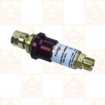 Bakslagsskydd Ac/propan (återställbar)