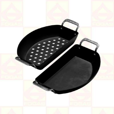 Half moon pan set Kamado