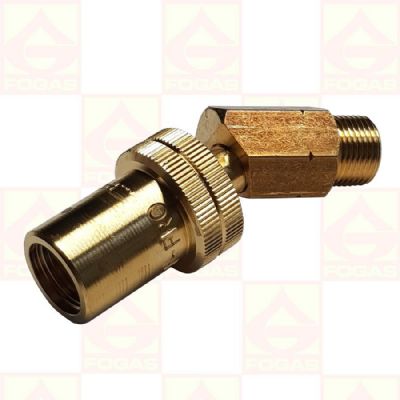 Koppling 3/8V Altop/Albee Acetylen