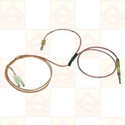 Termoelement D6 X M9 500mm delad